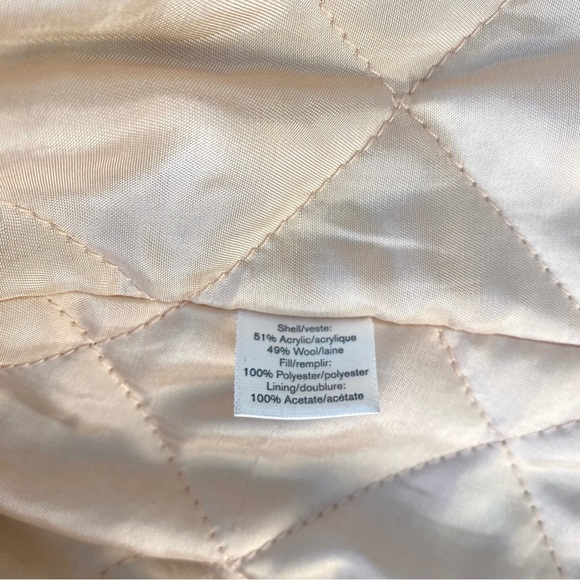 Kimchi & Blue Wool Blend Tweed Coat in Multicolor Brown Plaid, Size M - Picture 12 of 14